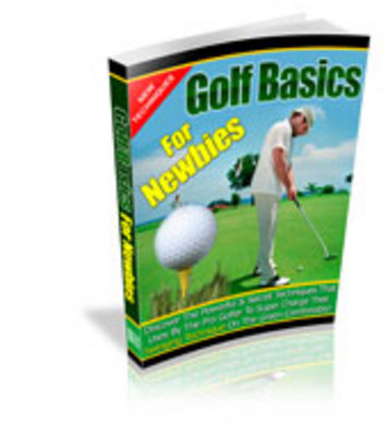 Product picture Golf Basics For Newbies with PLR