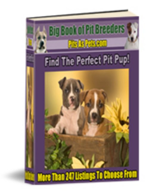 Product picture NEW ! Big Book Of Pitbull Breeders