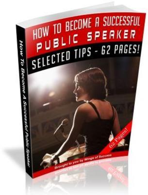 Product picture How To Become Successful Public Speaker with MRR